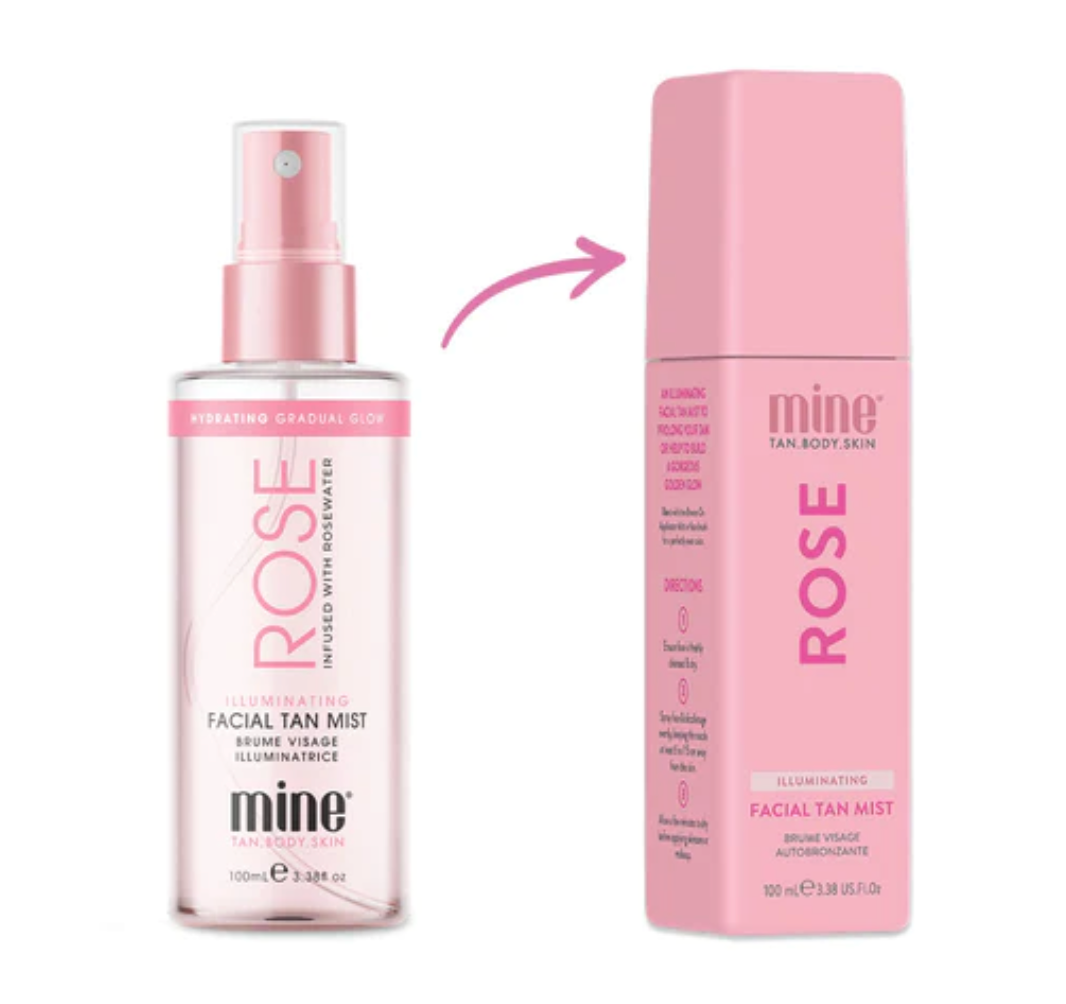 Facial tan mist